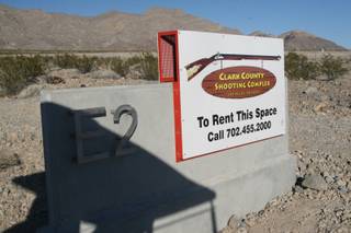 A new sporting clay course opens at the Clark County Shooting Complex, 11357 N. Decatur Road, on Friday Jan. 18, 2013. The new course takes shooters to 30 target shooting stations across 75 acres of desert in a sport also known as 